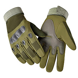 Перчатки тактические полнопалые Eagle Tactical ET-12 Green L (3_02382)