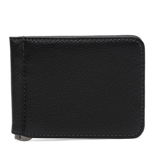 Мужський шкіряний зажим Ricco Grande k1125-22bl-black