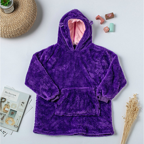 Детская толстовка-игрушка OPT-TOP Huggle Pets Ultra Plus Hoodie One Size Фиолетовый (1756374509)