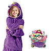 Детская толстовка-игрушка OPT-TOP Huggle Pets Ultra Plus Hoodie One Size Фиолетовый (1756374509)
