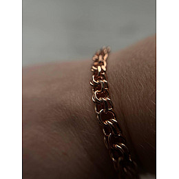 Браслет на руку OPT-TOP медична сталь 23 см золотистий (2033018934)