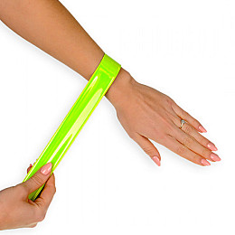 Светоотражаючий сліп браслет-флікер Refloactive 34 см Жовтий (FT92108415002738-1215)