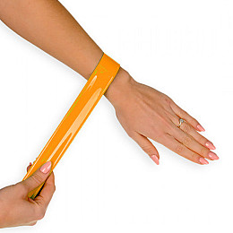 Световідбивний сліп браслет-флікер Refloactive 34 см Оранжевий (FT92108415002738-6107)