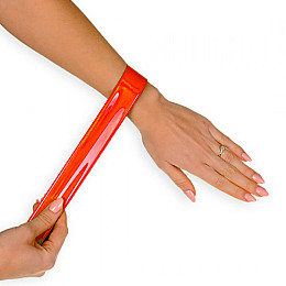 Светоотражаючий сліп браслет-флікер Refloactive 34 см Червоний (FT92108415002738-6093)