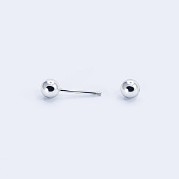 Серебрянная штанга с шариками Infini pr2-5