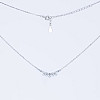 Серебряное колье тиарой из цирконов Infini kl2cr-89