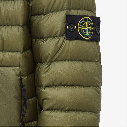 Куртка No Brand Hooded Lightweight Down Jacket Olive XL
