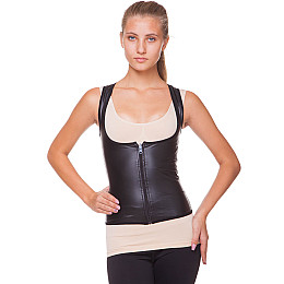 Майка для похудения с утягивающим эффектом Sibote ST-2118 3XL Черный