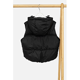 Жилет утеплений для хлопчика Yuki 128 см Чорний ЦБ-00240515 (SKT000960513)