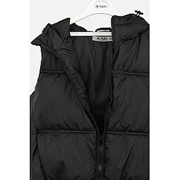 Жилет утеплений для хлопчика Yuki 140 Чорний ЦБ-00240515 (SKT000960515)