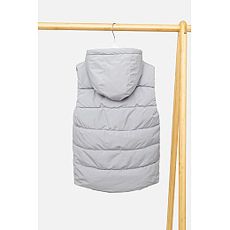 Жилет утеплений для хлопчика JPLT 170 см Світло-сірий ЦБ-00242858 (SKT000965740)