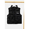 Утепленный жилет для девочки No Brand 116 см Черный ЦБ-00242789 (SKT000965778)