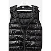 Утеплений жилет для дівчинки No Brand 128 см Чорний ЦБ-00242820 (SKT000965893)