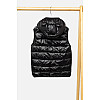 Утеплений жилет для дівчинки No Brand 128 см Чорний ЦБ-00242820 (SKT000965893)
