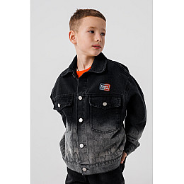 Куртка джинсовая для мальчика Brands 6806 140 см Черный (2000990306838)