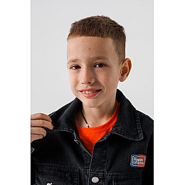 Куртка джинсовая для мальчика Brands 6806 140 см Черный (2000990306838)