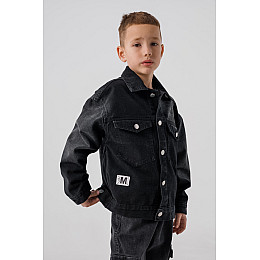 Куртка джинсовая для мальчика Brands 6819 140 см Черный (2000990306784)