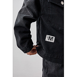 Куртка джинсовая для мальчика Brands 6819 152 см Черный (2000990306807)