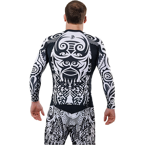 Рашгард Berserk Sport Polynesian Mask long sleeve L black (021947)