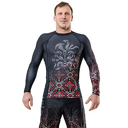 Рашгард Berserk Sport Kozak з довгим рукавом 152 см чорний (021516)