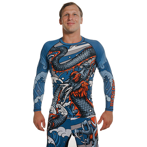 Рашгард Berserk Sport DRAGON 2XL blue (019903)