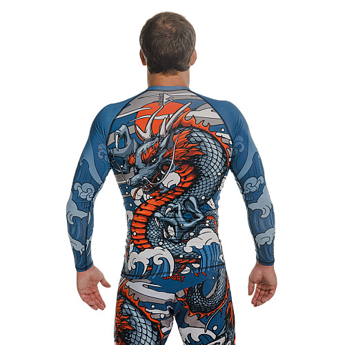 Рашгард Berserk Sport DRAGON 2XL blue (019903)