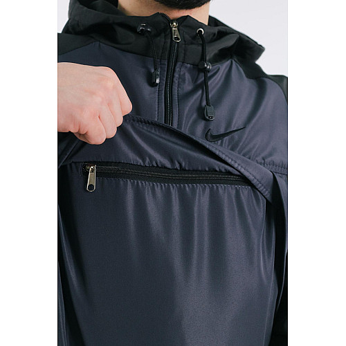 Анорак Nike "House" Сірий-чорний XL (1601038179/3)