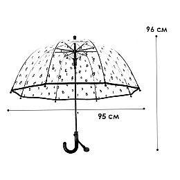 Детский зонт RST RST046A Цифры Черный (12331-74939)