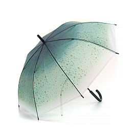 Женский зонт RST RST940 Капли дождя Зеленый (12330-74981)