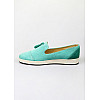 Мокасины женские Leony 37 Бирюзовый (SIV-2643-Turquoise)