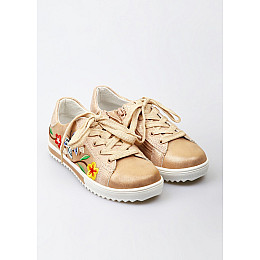 Кеды для девочки Qwest 31 Бежевый (PK-91P-AH-1131-Beige)