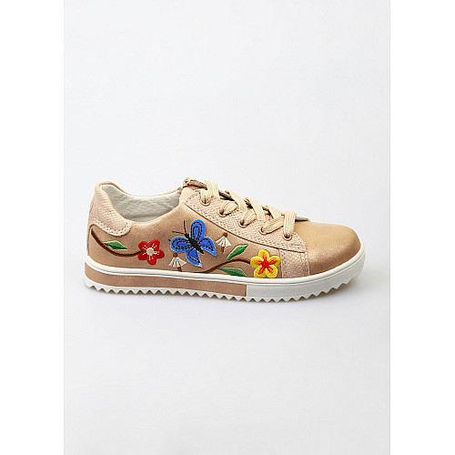 Кеды для девочки Qwest 33 Бежевый (PK-91P-AH-1131-Beige)