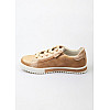 Кеды для девочки Qwest 33 Бежевый (PK-91P-AH-1131-Beige)