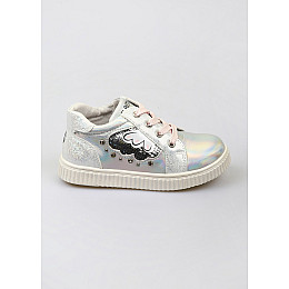 Кеди для дівчинки Flamingo 23 Срібний (PK-91P-XY-1445-Silver)