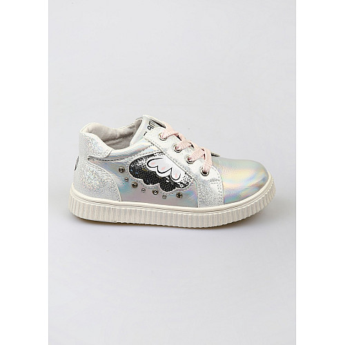 Кеды для девочки Flamingo 23 Серебряный (PK-91P-XY-1445-Silver)