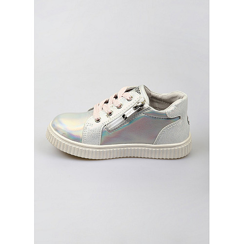 Кеды для девочки Flamingo 23 Серебряный (PK-91P-XY-1445-Silver)