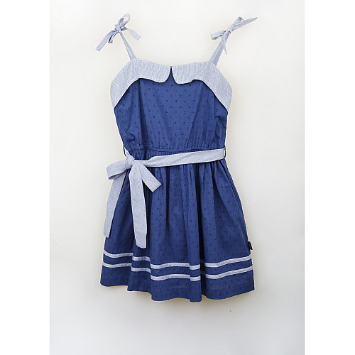 Сарафан для дівчинки Tiffosi 116 см Темно-синій (RNS-1005-Navy-blue)