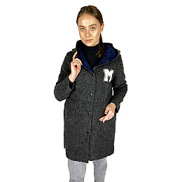 Пальто женское MTP S Темно-серый (OZK-MM673-Dark-grey)