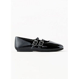 Балетки для девочки Zara 22 Черный (ZLK-6503-230-Black)