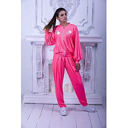 Бомбер Gold Style L Рожевий (Jane_395)