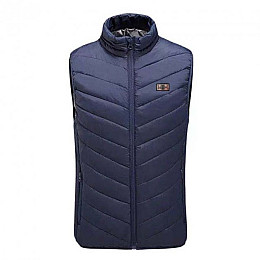 Жилет-безрукавка з підігрівом Таохуо M01 XXXL Синій