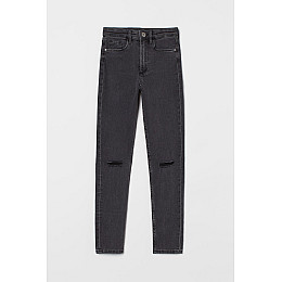 Джинсы для девочки H&M 1012809 140 см Черный (2030000294701)