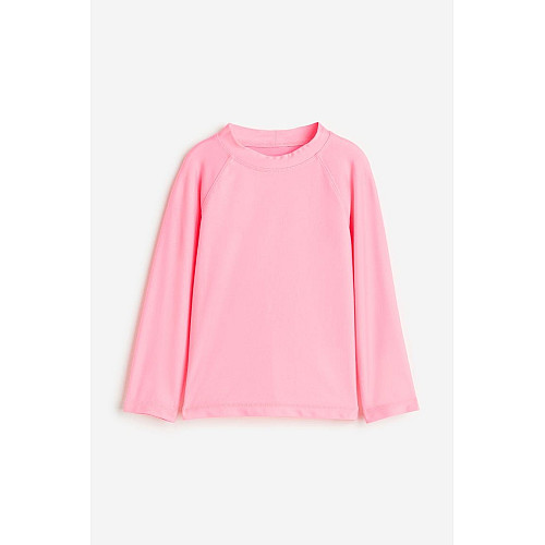Топ для плавания с защитой UPF 50 H&M 1041453 98/104 см Розовый (2030000315321)
