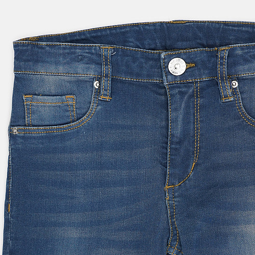 Джинсы для девочки H&M 317884 140 см Синий (2030000305582)