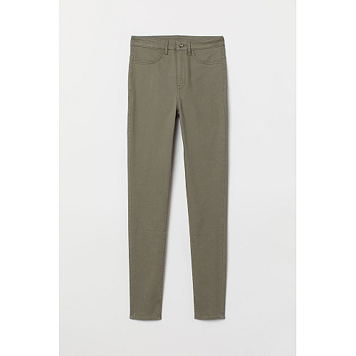 Джеггинсы женские H&M 5397238 34 Хаки (2030000193455)