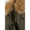 Парка женская H&M 6594538 34 Хаки (2030000243600)