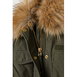 Парка жіноча H&M 6594538 34 Хакі (2030000243600)