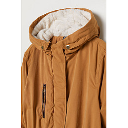 Парка жіноча H&M 6935088 XS Гірчична (2030000237593)