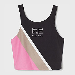 Топ спортивний жіночий H&M P.E Nation 8337221 L Чорно-рожевий (2030000157723)