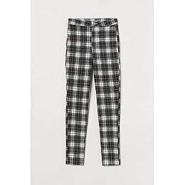 Джеггинсы женские H&M 8977303 38 бело-черный (2030000214310)